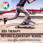 ABA Therapy Beyond elementary school